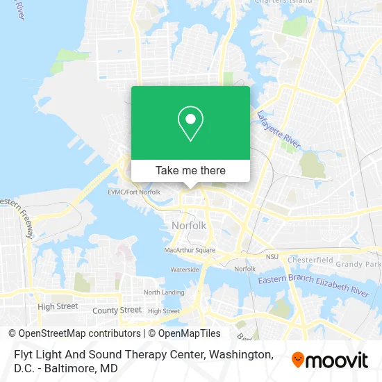 Flyt Light And Sound Therapy Center map