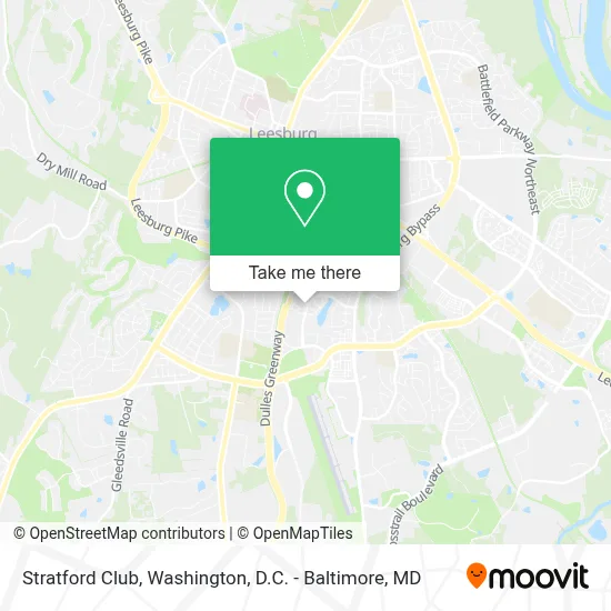 Stratford Club map