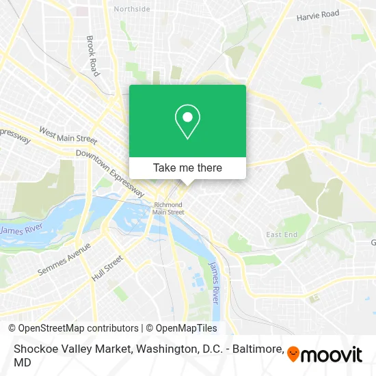 Shockoe Valley Market map
