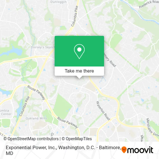 Exponential Power, Inc. map