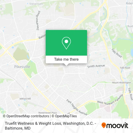 Truefit Wellness & Weight Loss map