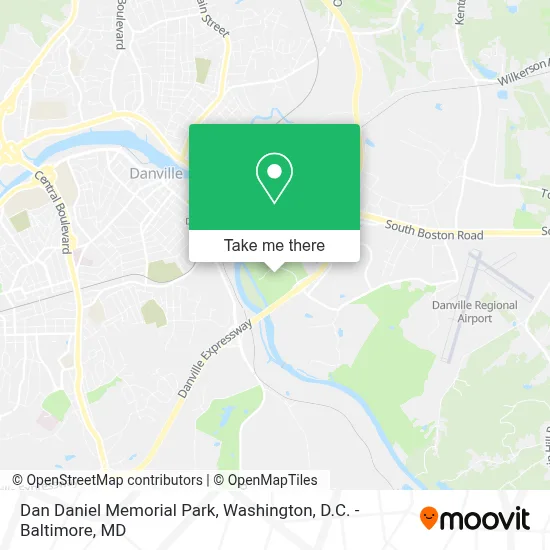 Dan Daniel Memorial Park map