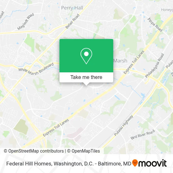 Federal Hill Homes map