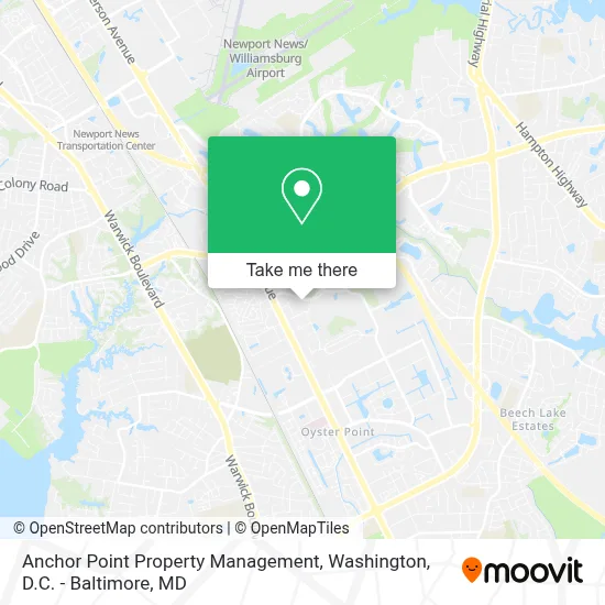 Anchor Point Property Management map