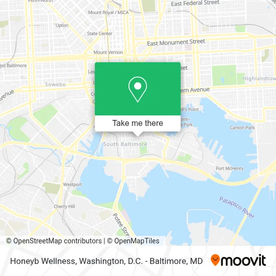Honeyb Wellness map