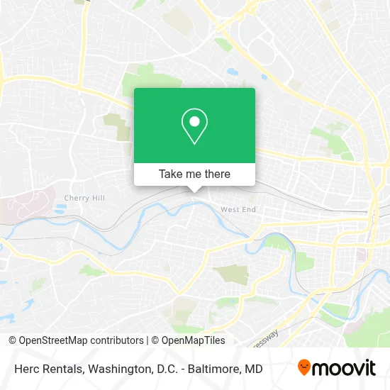 Herc Rentals map