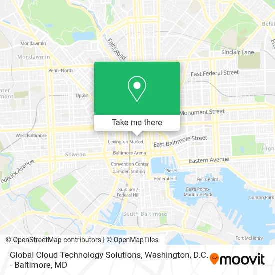 Global Cloud Technology Solutions map