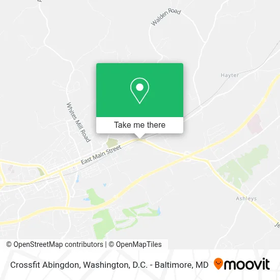 Crossfit Abingdon map