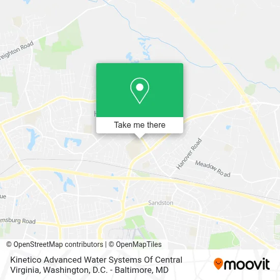 Kinetico Advanced Water Systems Of Central Virginia map