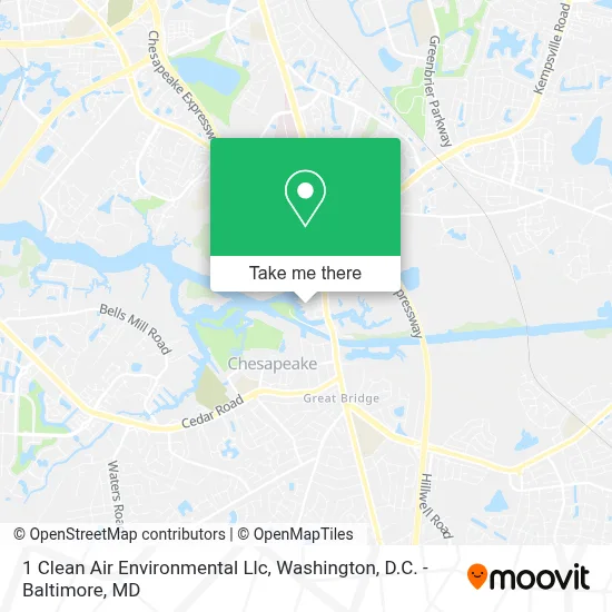 1 Clean Air Environmental Llc map