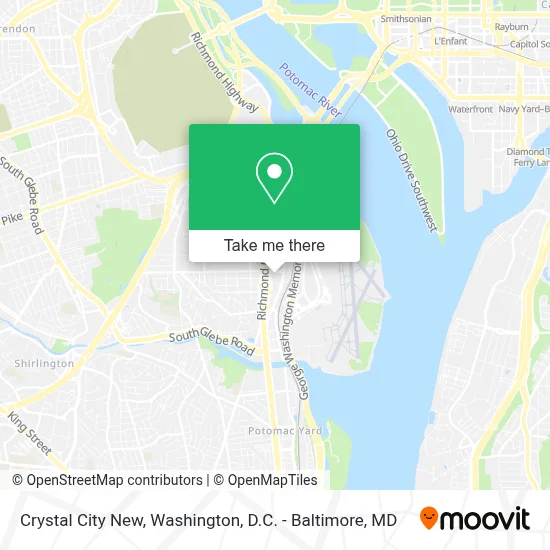 Crystal City New map