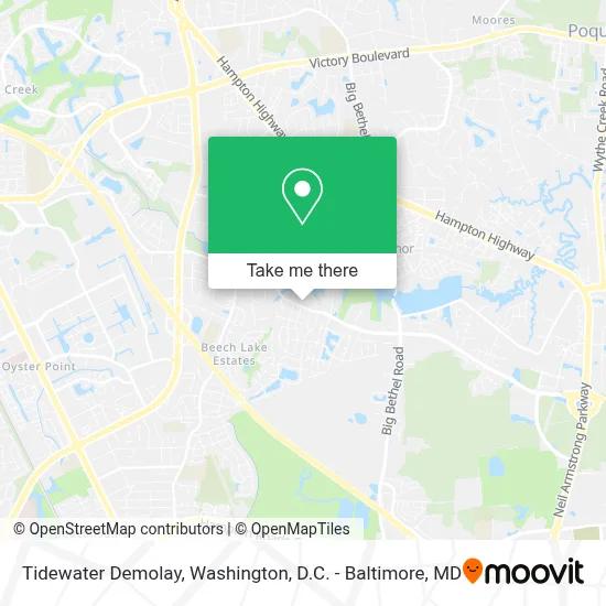 Tidewater Demolay map