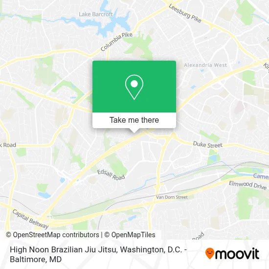 High Noon Brazilian Jiu Jitsu map