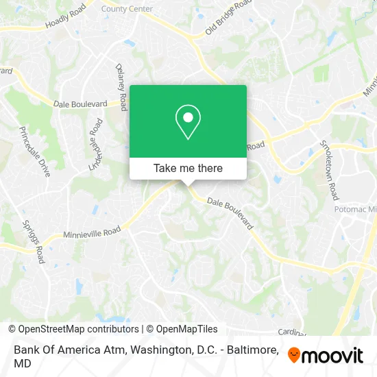 Bank Of America Atm map