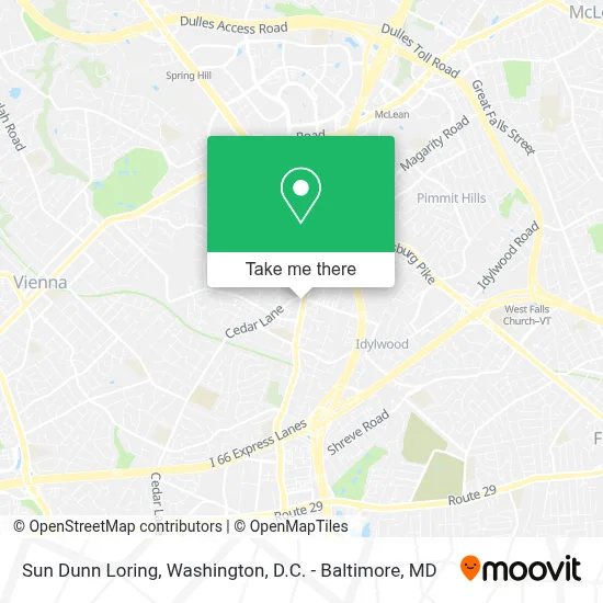 Sun Dunn Loring map