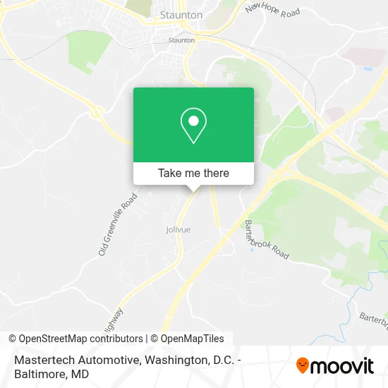 Mastertech Automotive map
