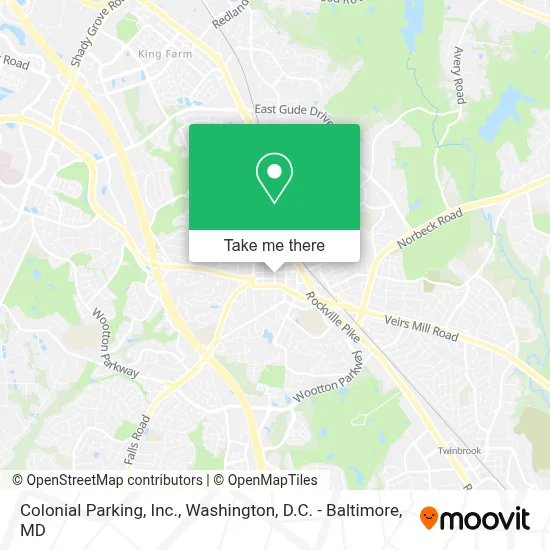 Colonial Parking, Inc. map