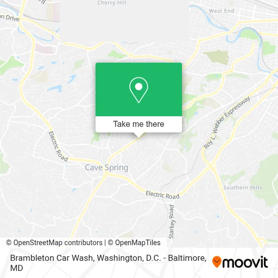 Brambleton Car Wash map