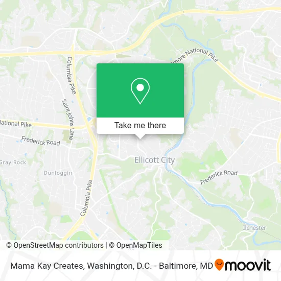 Mama Kay Creates map