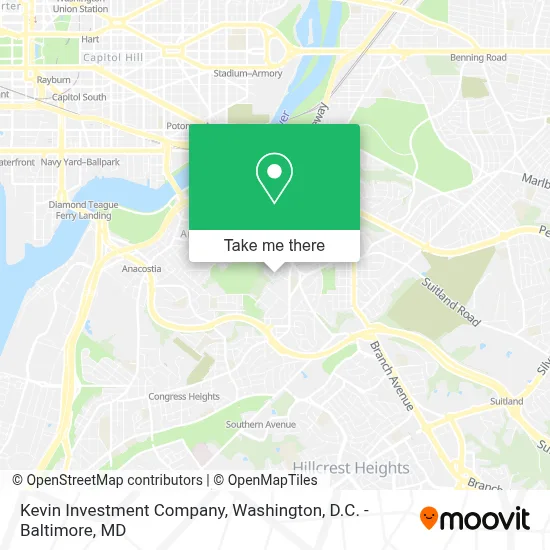 Kevin Investment Company map