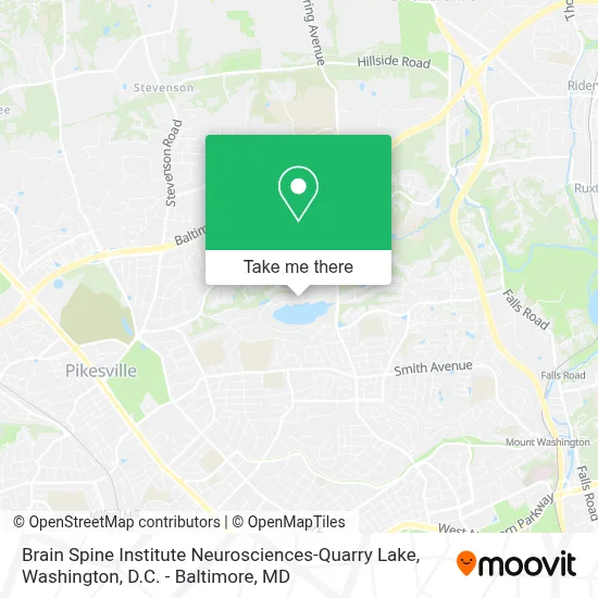 Brain Spine Institute Neurosciences-Quarry Lake map