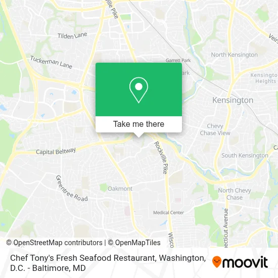 Chef Tony's Fresh Seafood Restaurant map