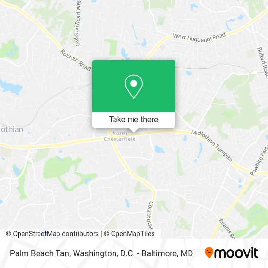 Palm Beach Tan map