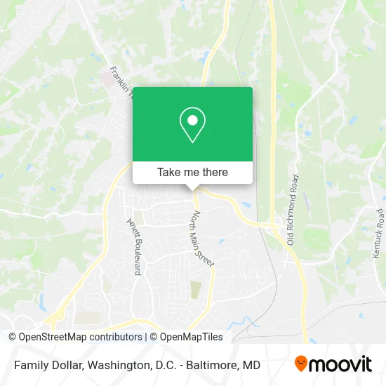Family Dollar map