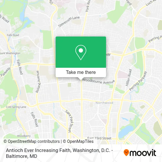 Antioch Ever Increasing Faith map