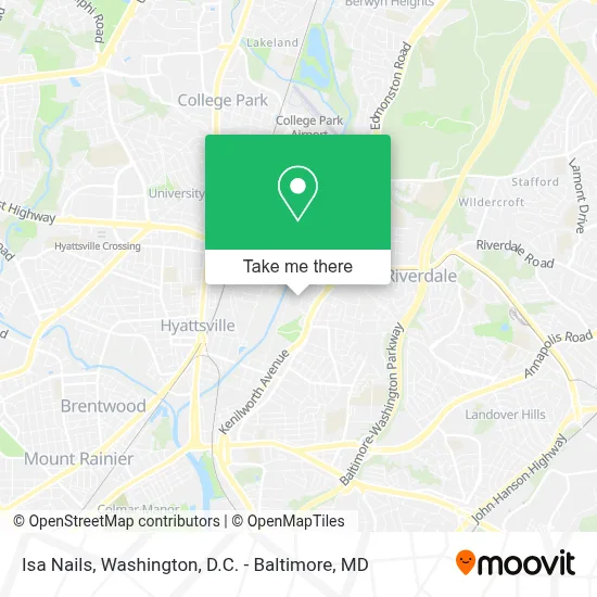Isa Nails map
