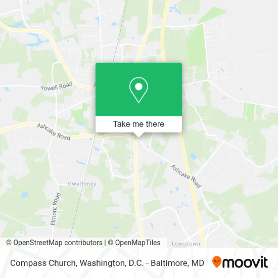 Compass Church map
