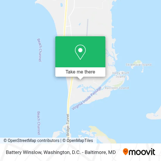 Battery Winslow map
