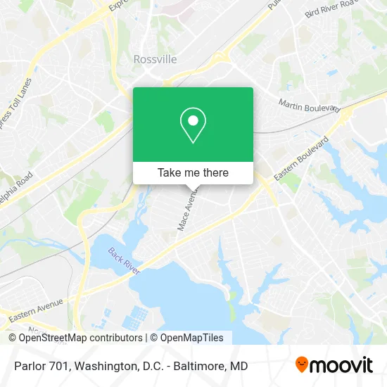 Parlor 701 map