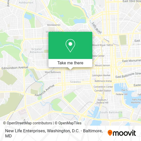New Life Enterprises map