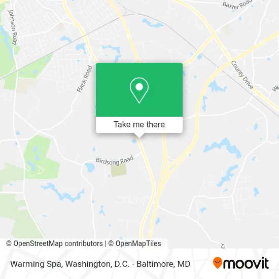 Warming Spa map