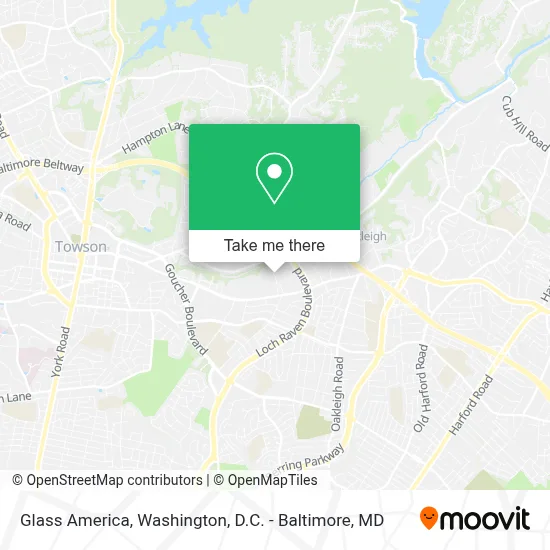 Glass America map