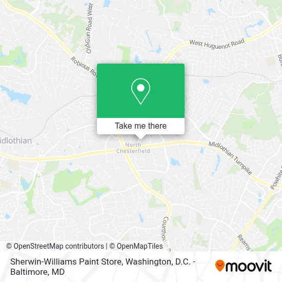 Sherwin-Williams Paint Store map