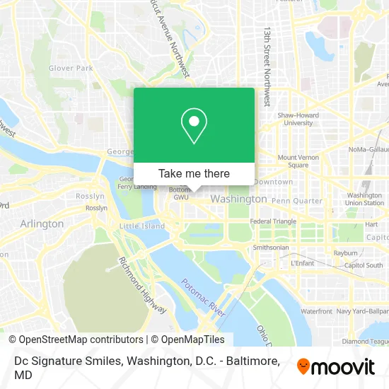Dc Signature Smiles map