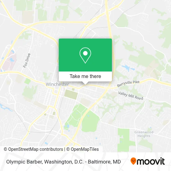 Olympic Barber map