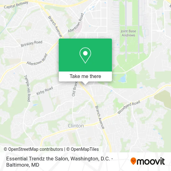Essential Trendz the Salon map