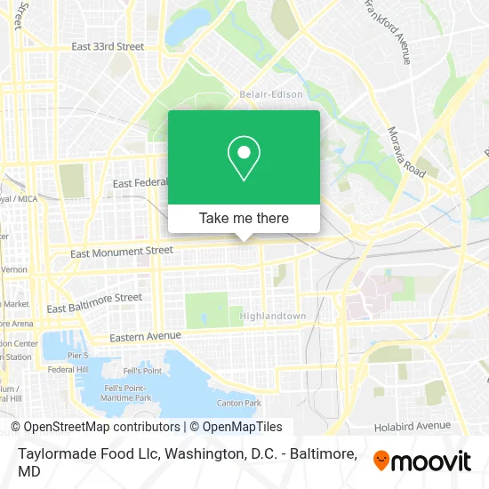 Taylormade Food Llc map