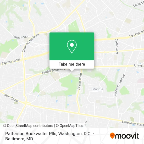 Patterson Bookwalter Pllc map
