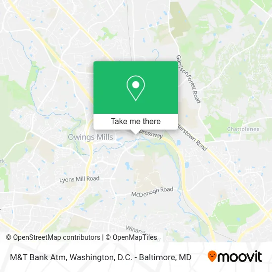 M&T Bank Atm map