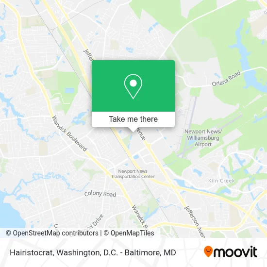 Hairistocrat map