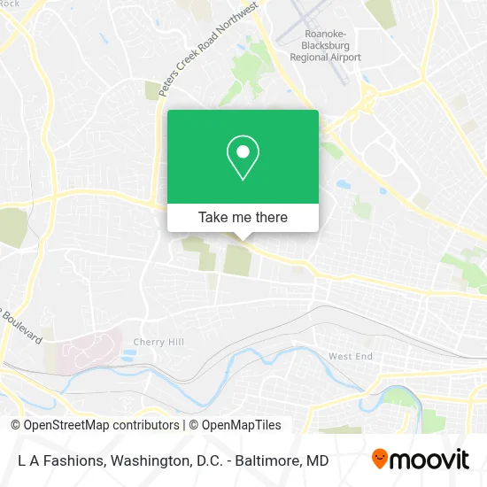 L A Fashions map
