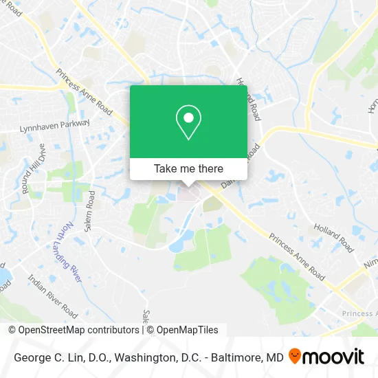 George C. Lin, D.O. map