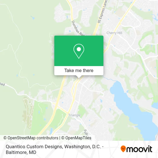 Quantico Custom Designs map