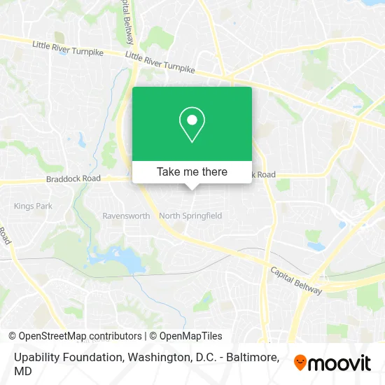 Upability Foundation map