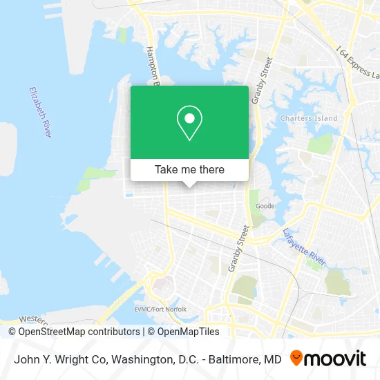John Y. Wright Co map