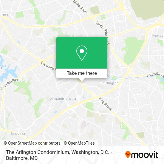 The Arlington Condominium map